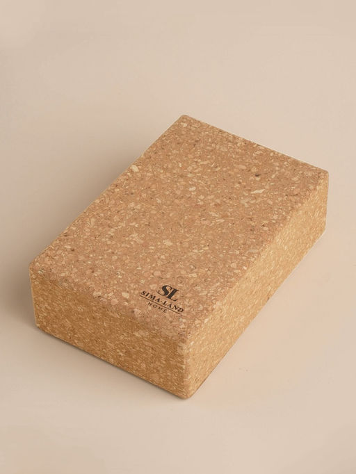 Блок для йоги Sima-Land Home, 22.5×14.5×7.5 см, пробка