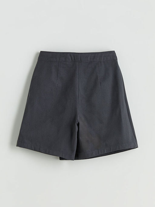 Basic Gabardin K?z ?ocuk ?ort Etek