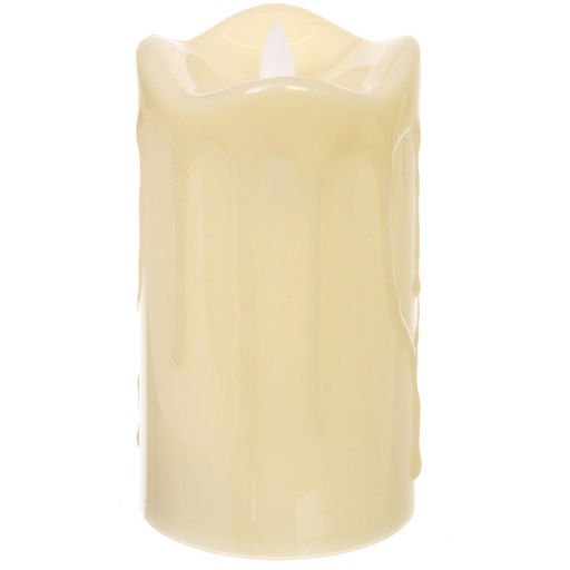 Цена за 4 шт. Сувенир с подсветкой "Свеча - Сияние" 9*15 см (работает от батареек 3 ААА)