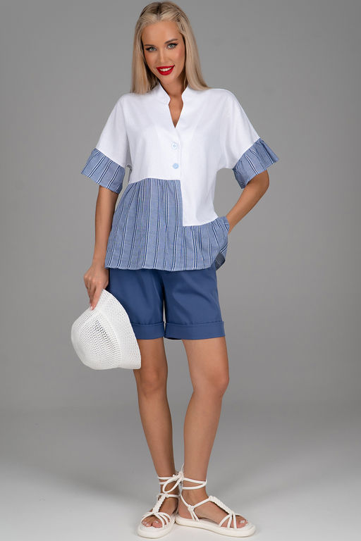 Шорты Фиби (дымчатый синий)