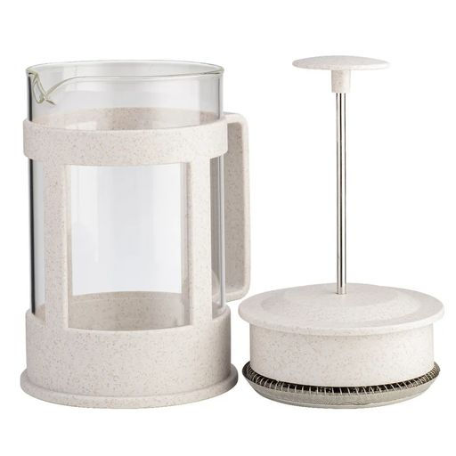 LR06-50-600 Френч-пресс 600мл экологически чистый материал, стальной фильтр 18/10, боросил стекло - Lara фото 9