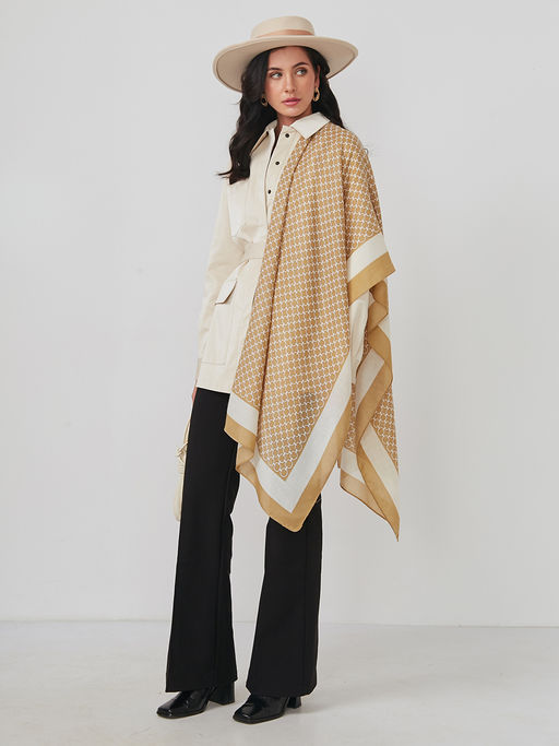 Большой, мягкий, тонкий и очень нежный двусторонний палантин - Tantino фото 3