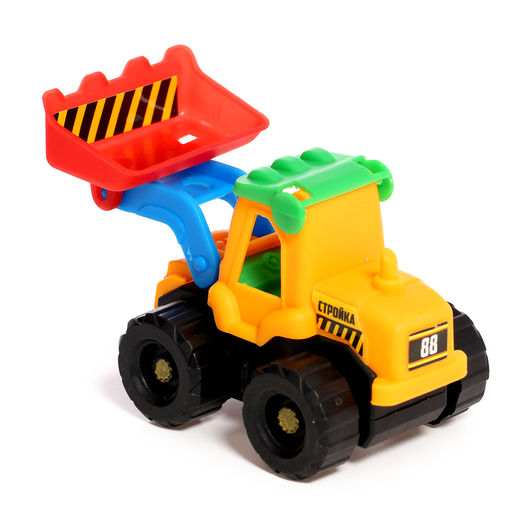 Набор тракторов Весёлая стройка, инерционные, в наборе 6 шт., цвет МИКС - Автоград фото 7
