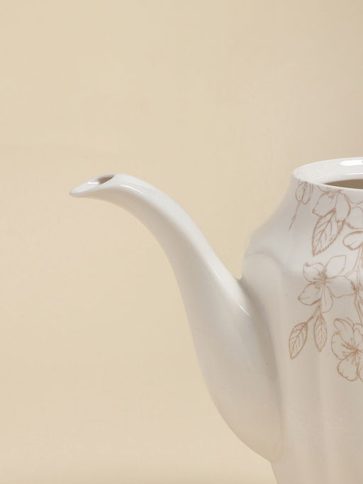 Заварочный чайник SL Home «Аманде», 1.5 л, 27.5×14×24 см, фарфор, белый