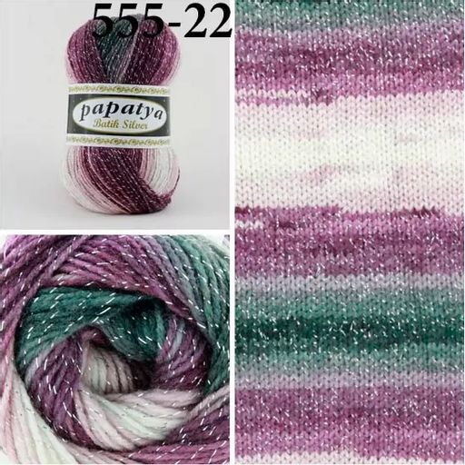 BATIK SILVER PAPATYA - Kamgarn фото 16