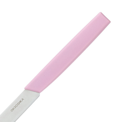 Нож cтоловый OKROSHKA САЛАТ, лезвие 11 см, розовая ручка OK225P-PN-CT