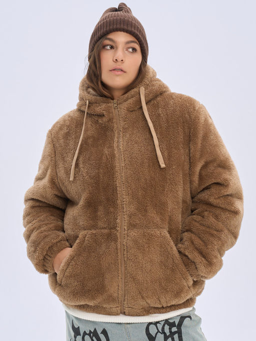 Куртка плюшевая утепленная