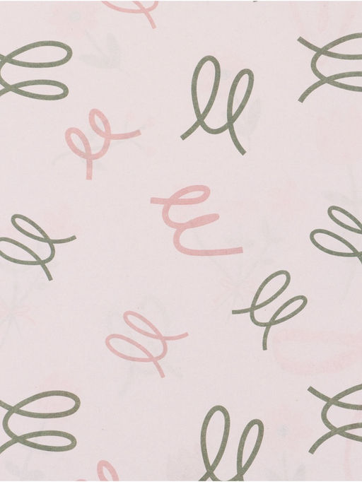 Цена за 10 шт. Бумага упаковочная двухсторонняя «Банты», 70 х 100 см