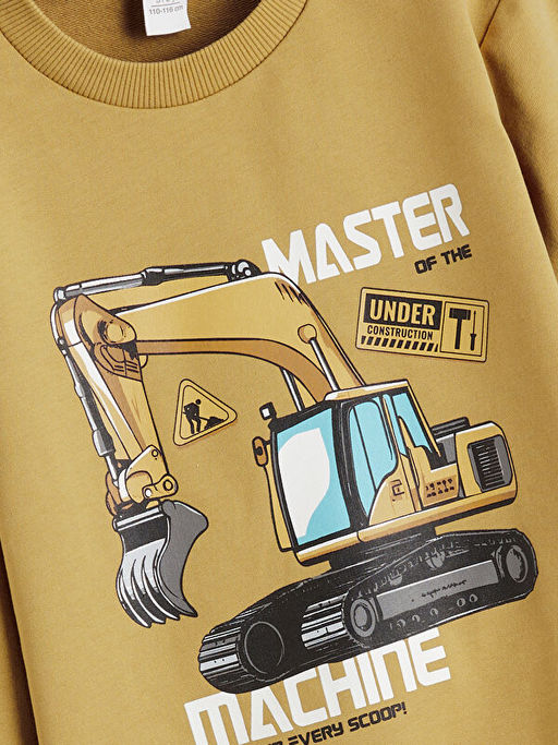 Bisiklet Yaka Erkek ?ocuk Sweatshirt ve E?ofman Alt