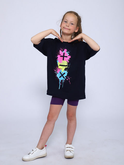 Футболка Знаки синий, Ф-51-1 - От егорки до егора фото 4