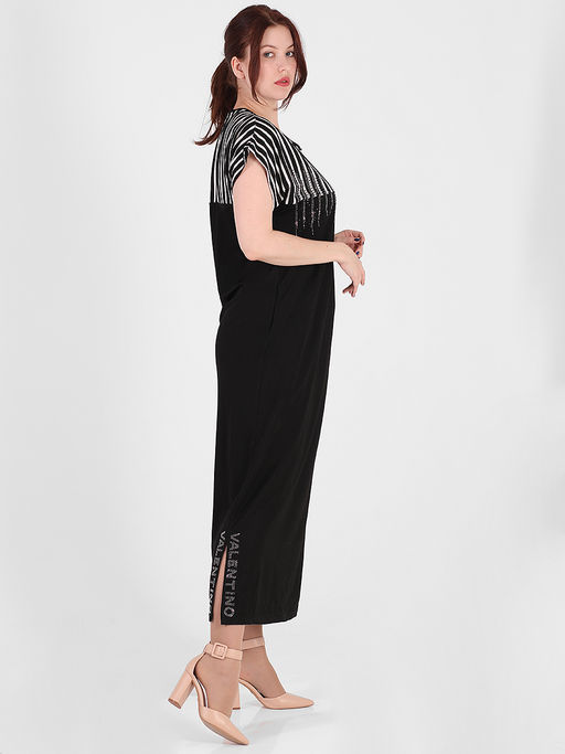 Нарядное летнее платье со стразами женское - Almond фото 5