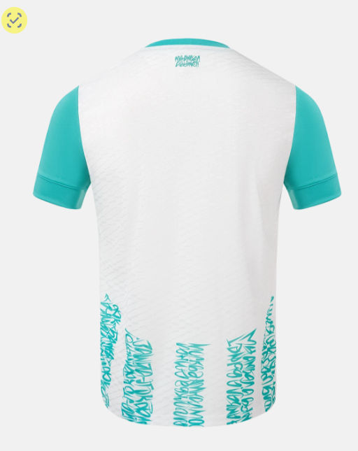 Футболка игровая Jogel AMKAL PerFormDRY Jersey, белый/бирюзовый  фото 4