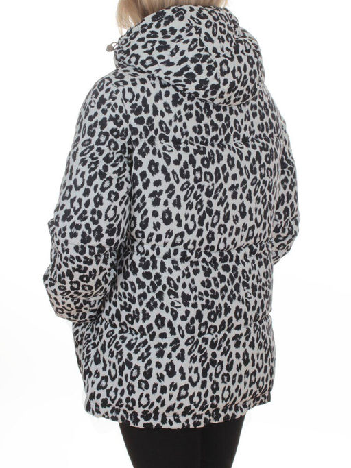 SJ 2251 WHITE/LEOPARD Куртка зимняя женская (200 гр. холлофайбер) - Fashion фото 5