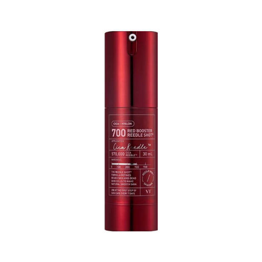 VT Cosmetics Red Booster Reedle Shot 700 30ml - Ночная антиоксидантная бустер-сыворотка с микроиглами