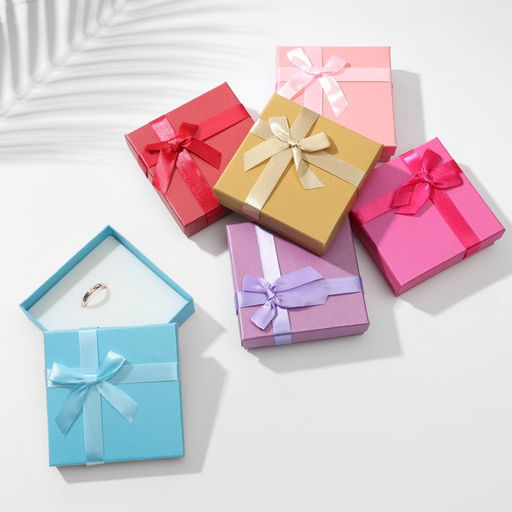 Цена за 6 шт. Коробочка подарочная под набор «Палетка», 9×9 см, МИКС