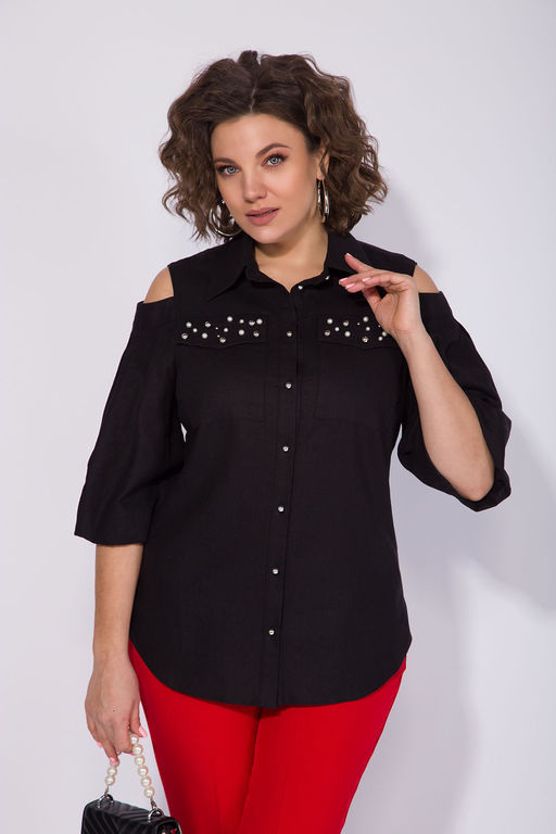 Костюм Liliana 1280-Бр-Л черный+красный  фото 6