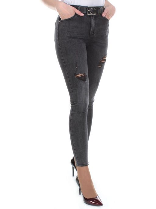 D603 DARK GRAY Джинсы-скинни женские DIOVES