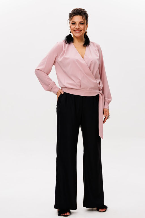 Блуза ANELLI 1574 застенчивая герань фото 4