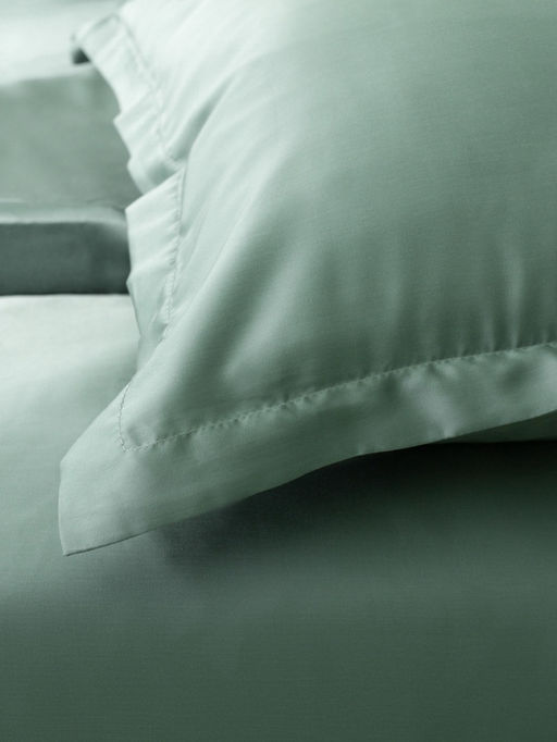 Наволочка SL Home Tencel, 70×70+3 см, тенсель, эвкалиптовое волокно 100%, оливковая