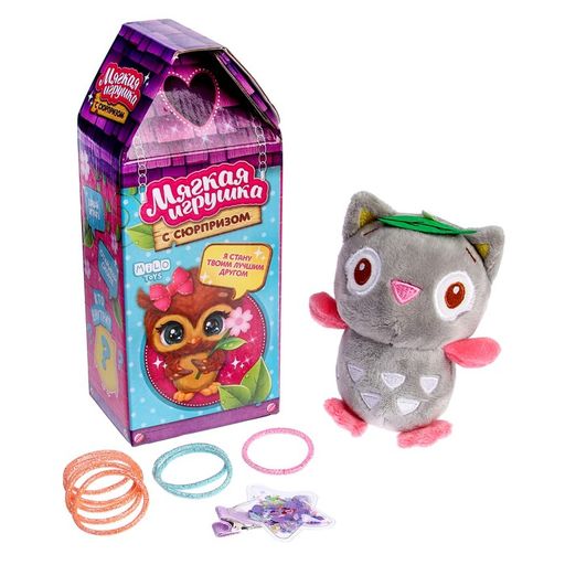 Мягкая игрушка «Сова», МИКС