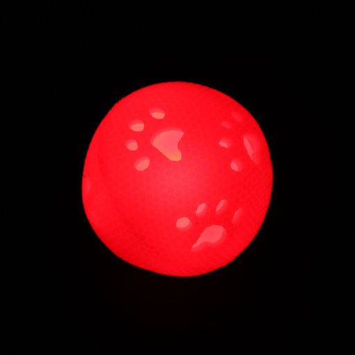 Мячик с лапками светящийся, 7 см, розовый/белый - Пижон фото 3