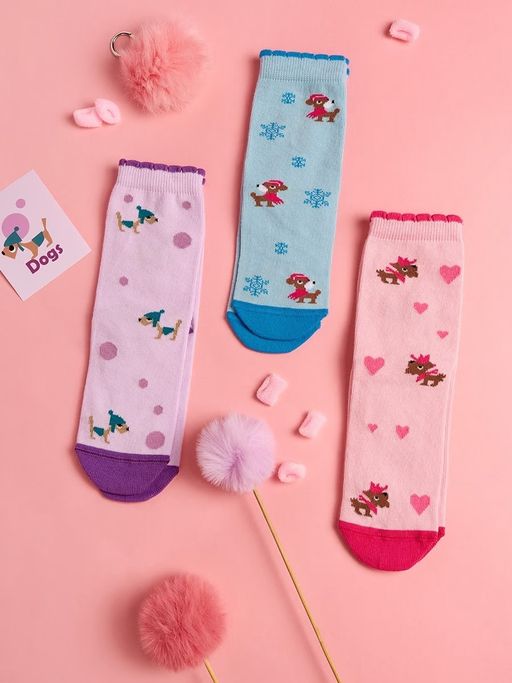 21P63 Носки детские (собачки)  Caizino OMSA kids  фото 7