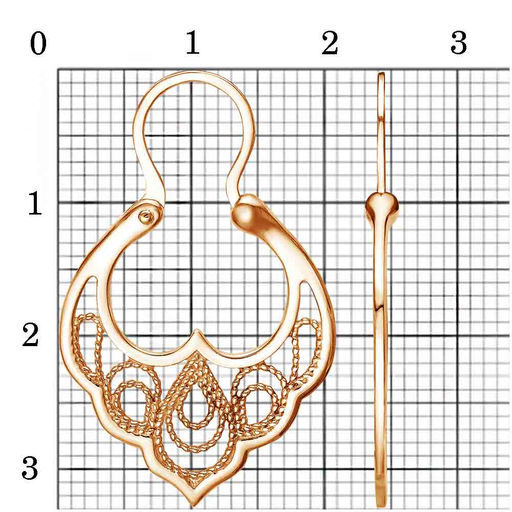 СЕРЬГИ 32014500 - Красная пресня фото 2