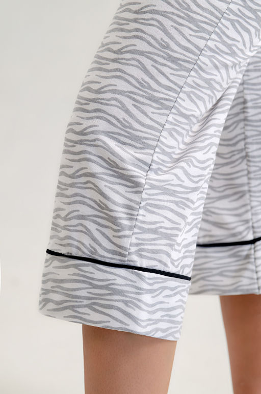 Арт. 9164 Пижама с бриджами 44-50 (4 шт) Цвет:темно-синий, серый - Калинка фото 14