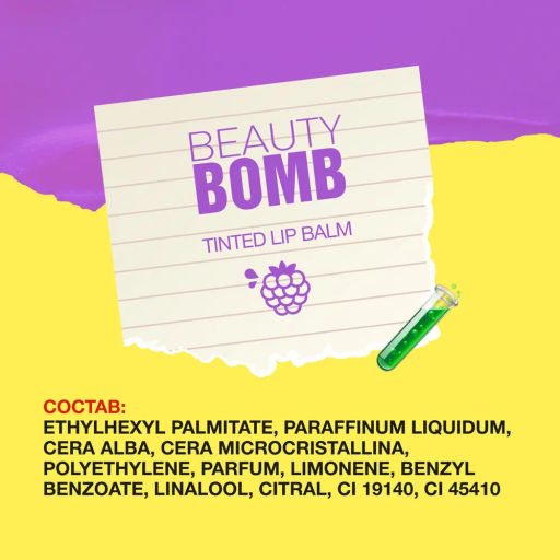 Бальзам-тинт для губ Beauty Bomb Tinted Lip Balm 04 виноград 4,5 г  фото 11