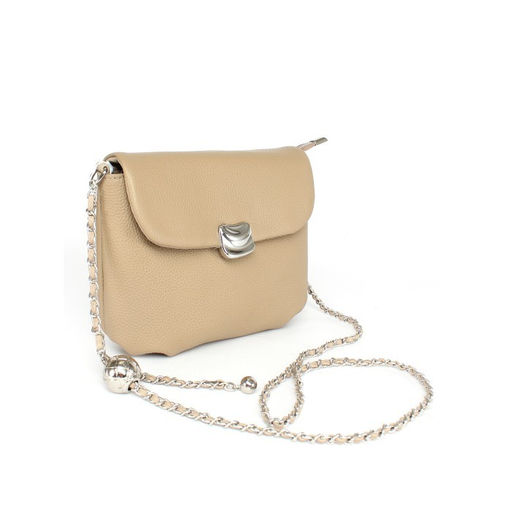 Сумка женская натуральная кожа GU 2066-99147, 1отд+карм/перег, плечевой ремень, капучино SALE 261152 - Adelia фото 6