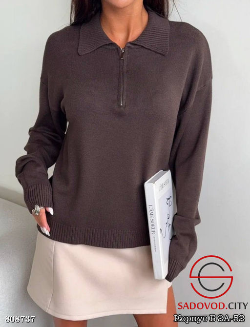 свитер с молнией женский - Bruno фото 7