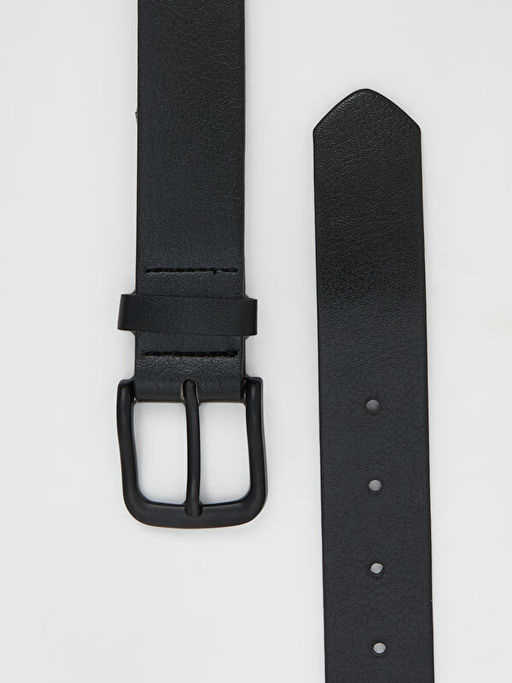 Deri G?r?n?ml? Erkek Kemer