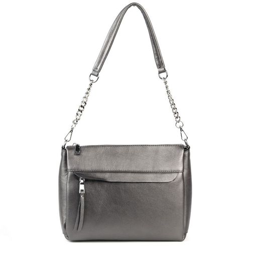 Женская кожаная сумка 1534-С Сильвер - Cidirro фото 2