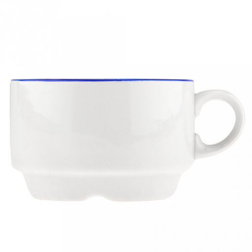 Чашка фарфоровая Озеро 250мл, д9,2см, h6,1см, форма Штабелируемая, отводка краской (Россия) - Домашняя мода фото 2