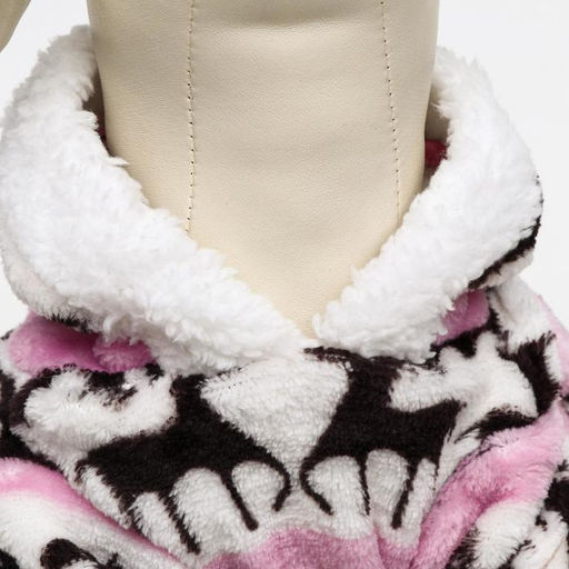 Комбинезон Олени с капюшоном, размер XXL (ДС 45 см, ОГ 55 см, ОШ 45 см), розовый - Simaland фото 21