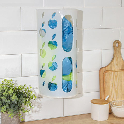 Корзина для пакетов Darel plastic «Яблоко», пластик, 16×13.5×37.5 см, МИКС