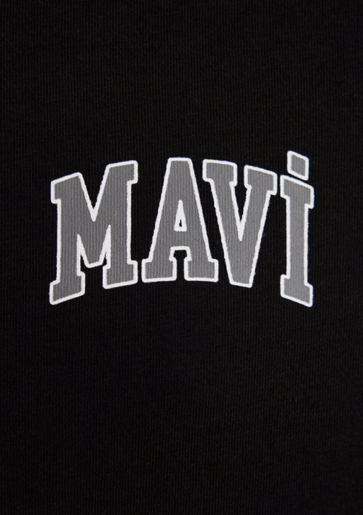 Mavi Logo Bask?l? Siyah Tisort  фото 7
