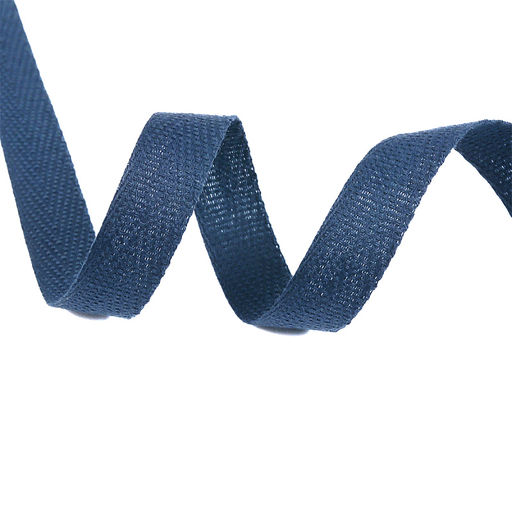 Тесьма киперная 13 мм хлопок 2,41г/м арт.12.2С-253К.13.032 цв.синий уп.50м