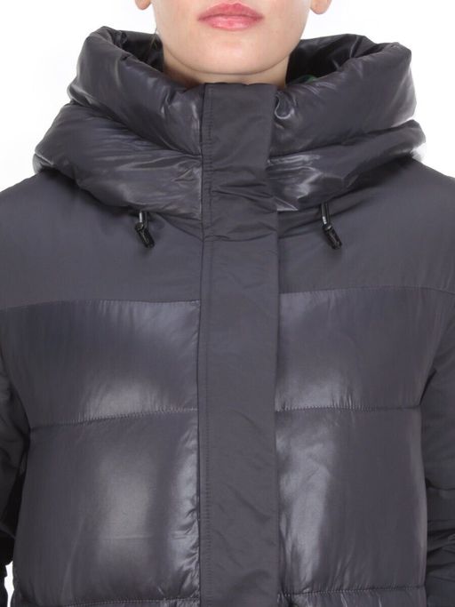 8986 DARK GRAY Пальто зимнее женское CORUSKY (200 гр. холлофайбера) - Fashion фото 10