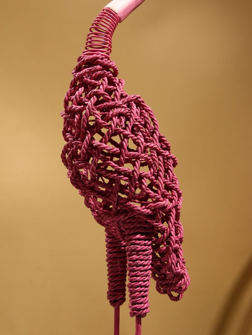 Сувенир плетёный «Фламинго», 27×13×100 см