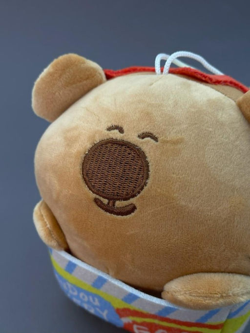 Мягкая игрушка "Capybara take away", brown, 14 см