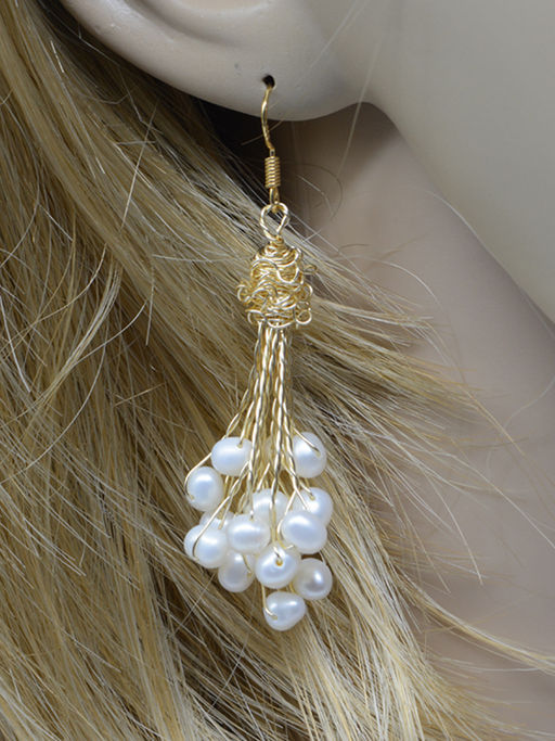 Серьги с жемчугом, 10г