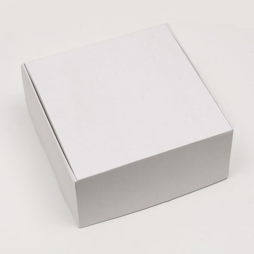 Цена за 5 шт. Коробка самосборная, крафт, белая 25 х 25 х 12 см - Simaland фото 2