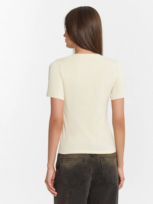 Футболка женская бежевая - Mark formelle фото 2