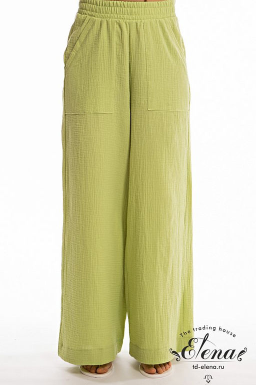 Брюки М323015а Фисташковый - Елена фото 8