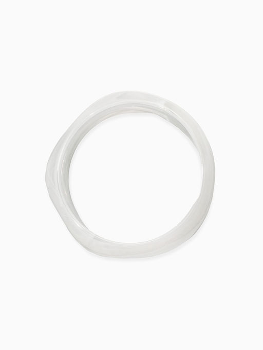 Браслет манжет акрил "Тренд", цвет белый