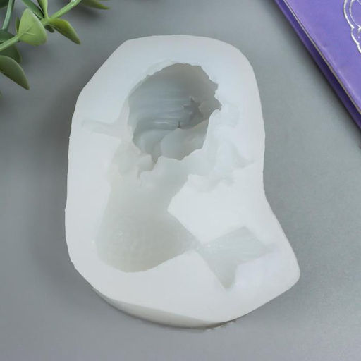Силиконовый молд, форма для заливки «Спящая русалочка», 8.5×7.2×4 см