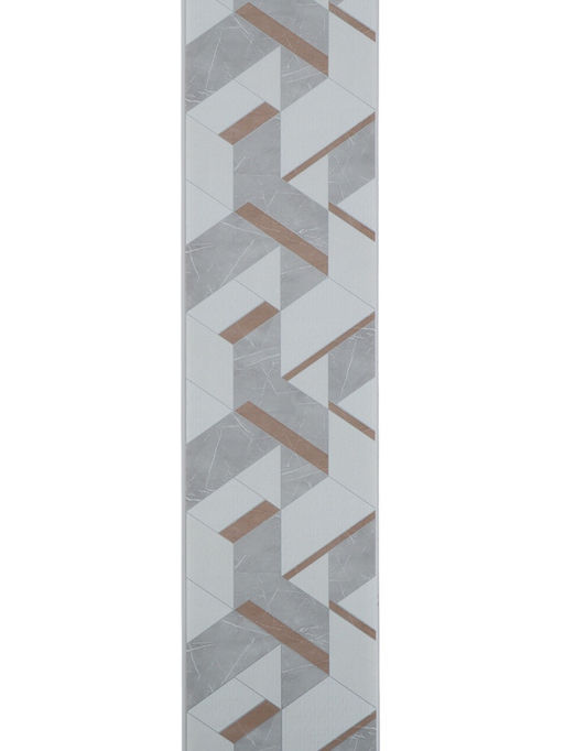 Цена за 12 шт. Стеновая панель ПВХ «Антарктида», 2600×250 мм, цвет серый