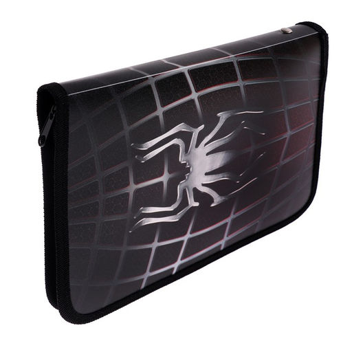 Папка для тетрадей А5, 180 х 230 х 25 мм, молния вокруг, пластиковая 0.5, ПМ-А5-04 Calligrata Паук  фото 3