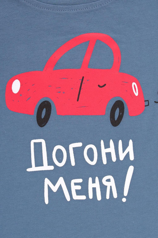 КП 300871/небесно-голубой(машинка) фуфайка яс - Crockid фото 2